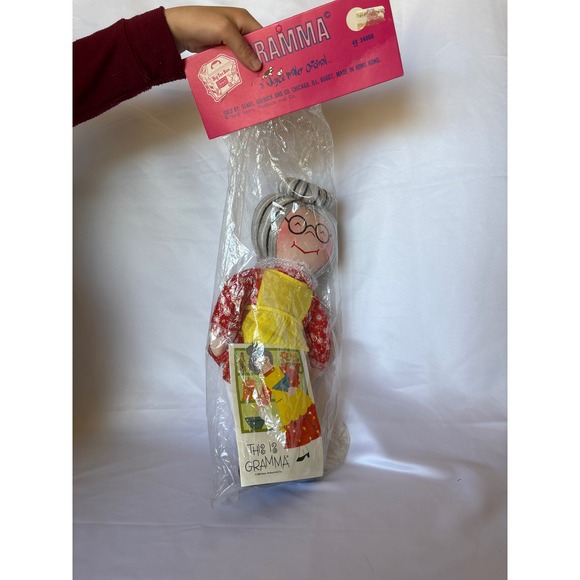 Vintage 1968 Joyce Miller Sears Gramma Grampa Cloth Dolls NIB Sealed - Picture 3 of 11